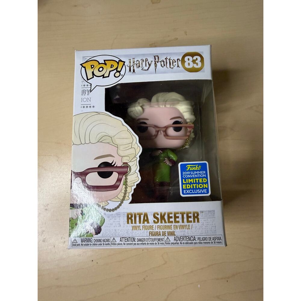 Funko Pop! Harry Potter Rita Skeeter #83 2019 Summer Convention Exclusive